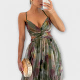 Bella | Rochie maxi vaporoasă