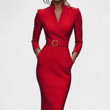 Inês | Rochie Elegantă cu Curea