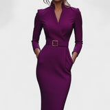 Inês | Rochie Elegantă cu Curea