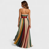 Renata | Rochie colorată fără mâneci