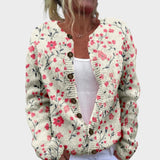 Catarina | Cardigan floral de toamnă