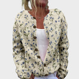 Camila | Cardigan din Flori de Toamnă