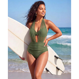 Sabine | Bikini cu Control al Abdomenului 2-in-1 cu Talie Înaltă