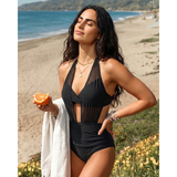 Sabine | Bikini cu Control al Abdomenului 2-in-1 cu Talie Înaltă