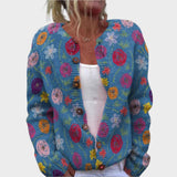 Filipa | Cardigan floral de toamnă
