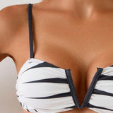 Costum de baie elegant și sexy cu imprimeu de scoică