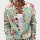 Vera | Cardigan floral de toamnă