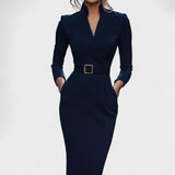 Inês | Rochie Elegantă cu Curea