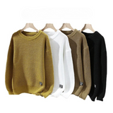 Didrik | PULOVER DIN TRICOT PREMIUM CU STRUCTURĂ DE FOND DE ALBINĂ