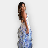 Emilia | Rochie maxi cu volane