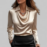 Theresa | Bluză elegantă din satin pentru femei