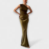 Ariana | Rochie maxi cu un umăr
