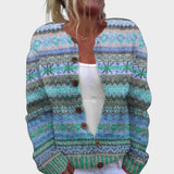 Isabel | Cardigan floral de toamnă