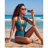 Sabine | Bikini cu Control al Abdomenului 2-in-1 cu Talie Înaltă