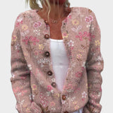 Raquel | Cardigan cu Flori de Toamnă