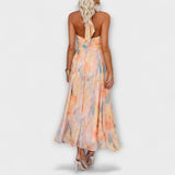 Karla | Rochie Maxi Acuarelă