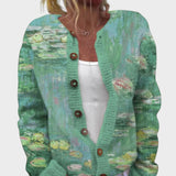 Ana | Cardigan cu flori de toamnă