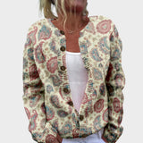 Lara | Cardigan floral de toamnă