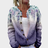 Inês | Cardigan cu flori de toamnă