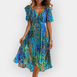 Marje | Rochie midi cu linie fluidă