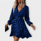 Beatriz | Rochie scurtă cu model leopard