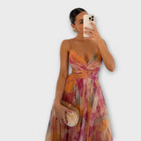 Bella | Rochie maxi vaporoasă