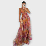 Bella | Rochie maxi vaporoasă