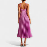 Adriana | Rochie maxi plisată