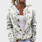 Joana | Cardigan floral de toamnă