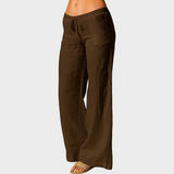 Lili | Pantaloni din in pentru femei
