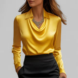 Theresa | Bluză elegantă din satin pentru femei