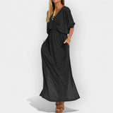 Olivia | Rochie lungă în stil retro