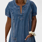 Julia | Rochie din denim moale