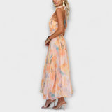 Karla | Rochie Maxi Acuarelă