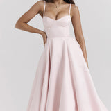 YLIANA | Rochie Midi de Vară Romantică