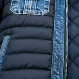 Bjørn | Jachetă din denim cu panouri căptușite