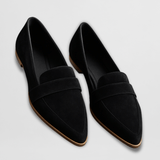 Magdalena | Loaferi din Suede cu Vârf Ascuțit pentru Femei