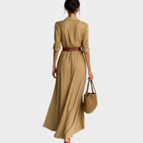 Julia | Rochie maxi Pikk cu mâneci lungi