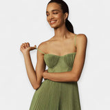 Celine | Rochie midi plisată din tul