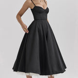 YLIANA | Rochie Midi de Vară Romantică