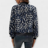 Raquel | Jachetă Elegantă cu Model Leopard