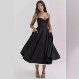 YLIANA | Rochie Midi de Vară Romantică