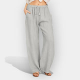Ivana | Pantaloni de vară din in airy