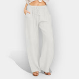 Ivana | Pantaloni de vară din in airy