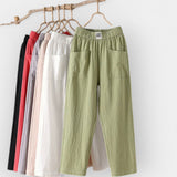 Renata | Pantaloni confortabili din in