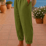Maja | Pantaloni din in lejeri