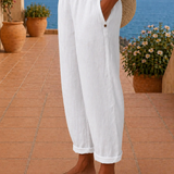 Maja | Pantaloni din in lejeri