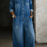 Sophia | Rochie Denim Vaba de la Õlavarrelt