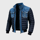 Bjørn | Jachetă din denim cu panouri căptușite