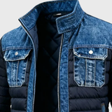 Bjørn | Jachetă din denim cu panouri căptușite